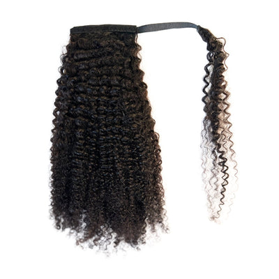 Boho Kinky Curly Wrap Ponytail - Bundles and Drops of Glam