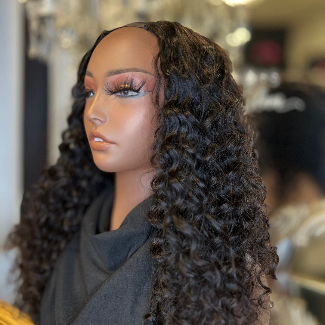 Burmese Curly U-Part Wig | Bundles and Drops of Glam