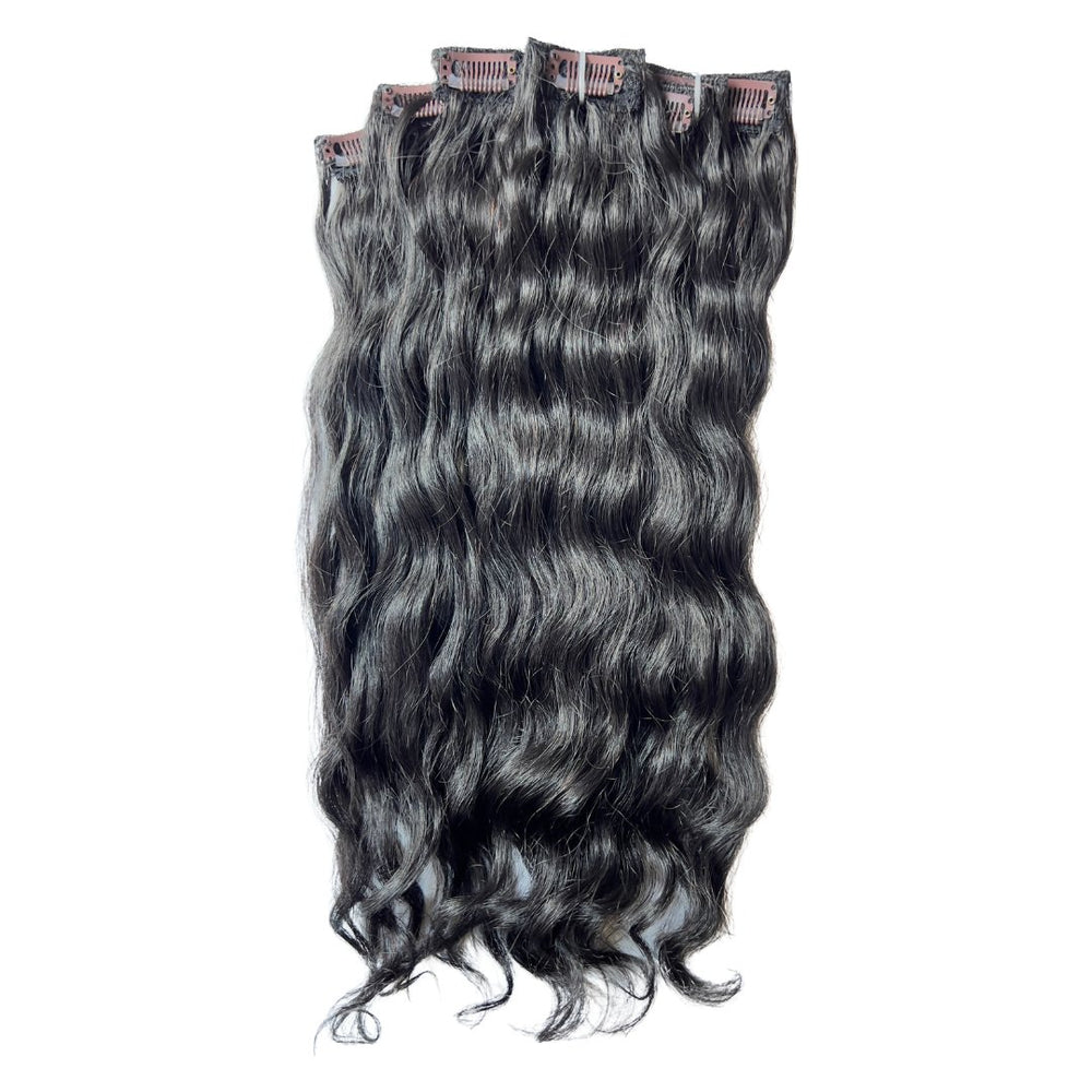 Loose Wave Clip - in Hair Extensions - Bundles and Drops of Glam