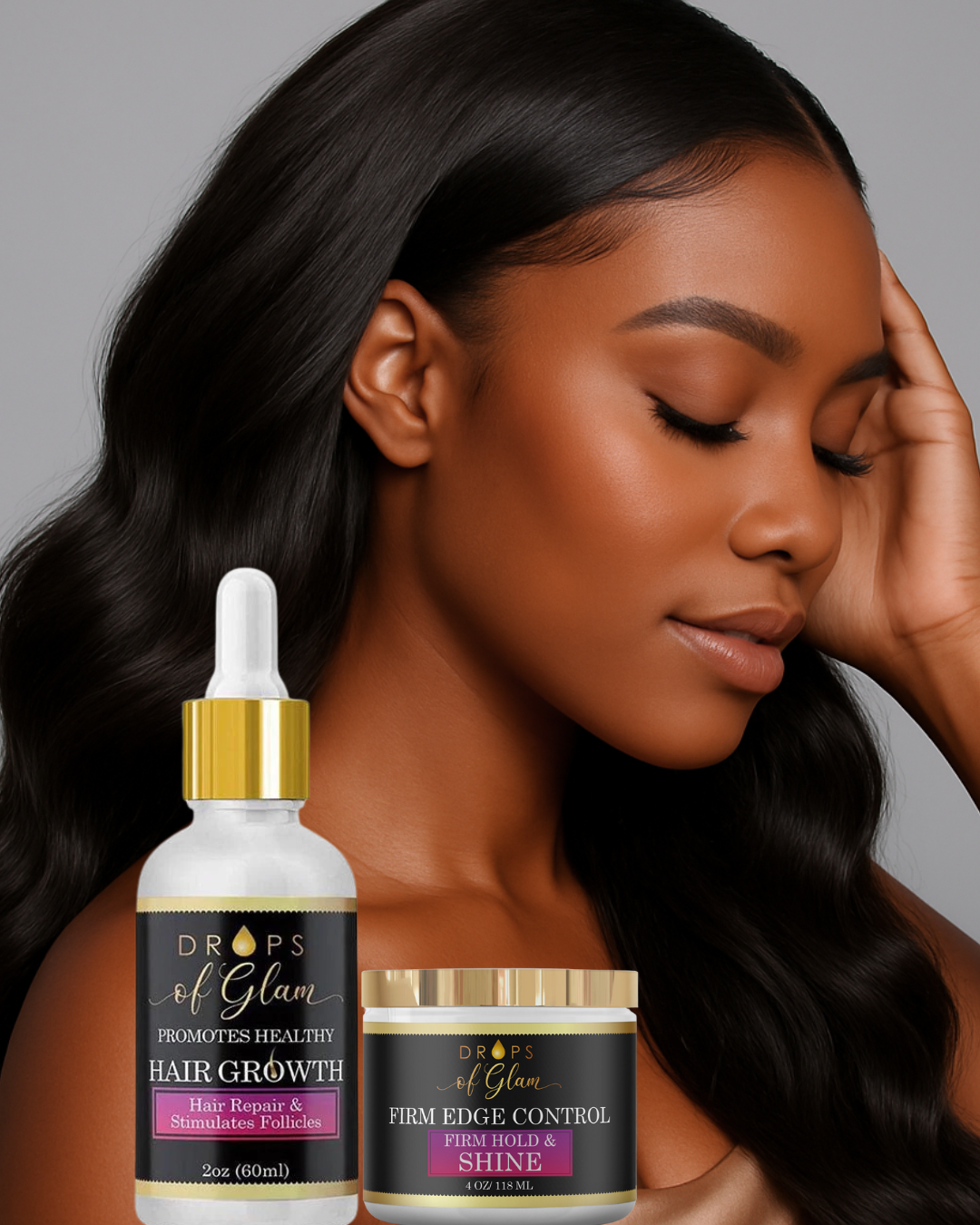 Drops of Glam Hair Care Collection | Bundles and Drops of Glam 