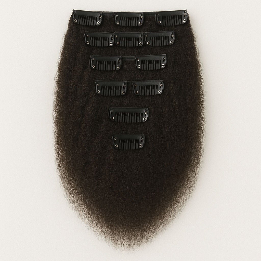 Blowout Straight Clip-in Hair Extensions | Bundles and Drops of Glam