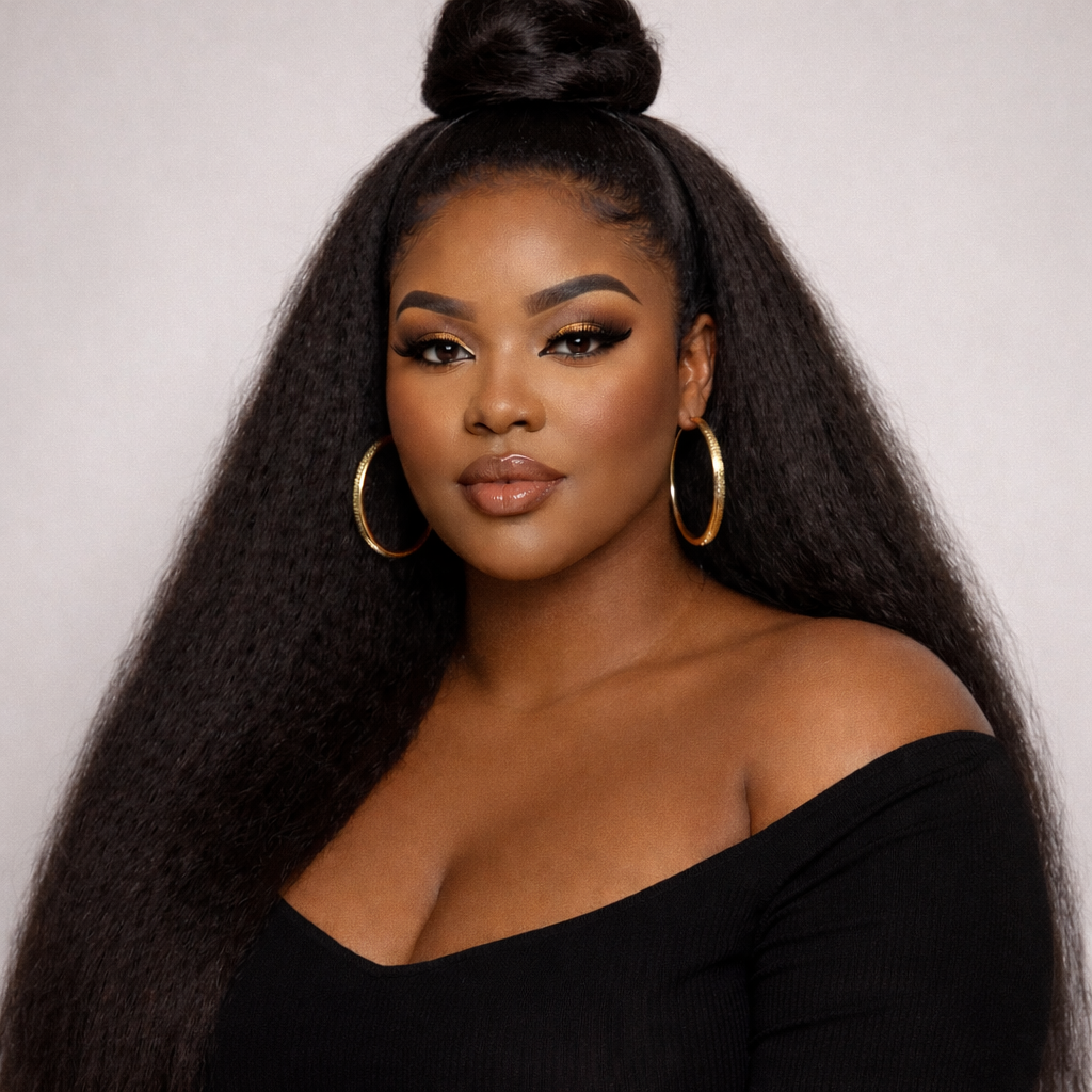 Blowout Straight Half Wig | Bundles and Drops of Glam