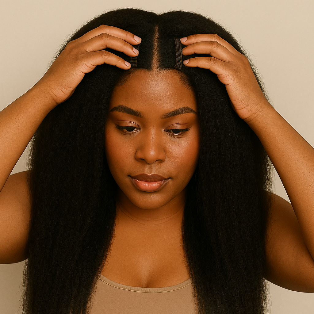 Blowout Straight U-part Wig | Bundles and Drops of Glam