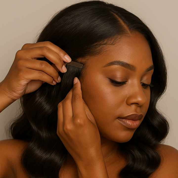 Body Wave Tape-In Hair Extensions | Bundles and Drops of Glam