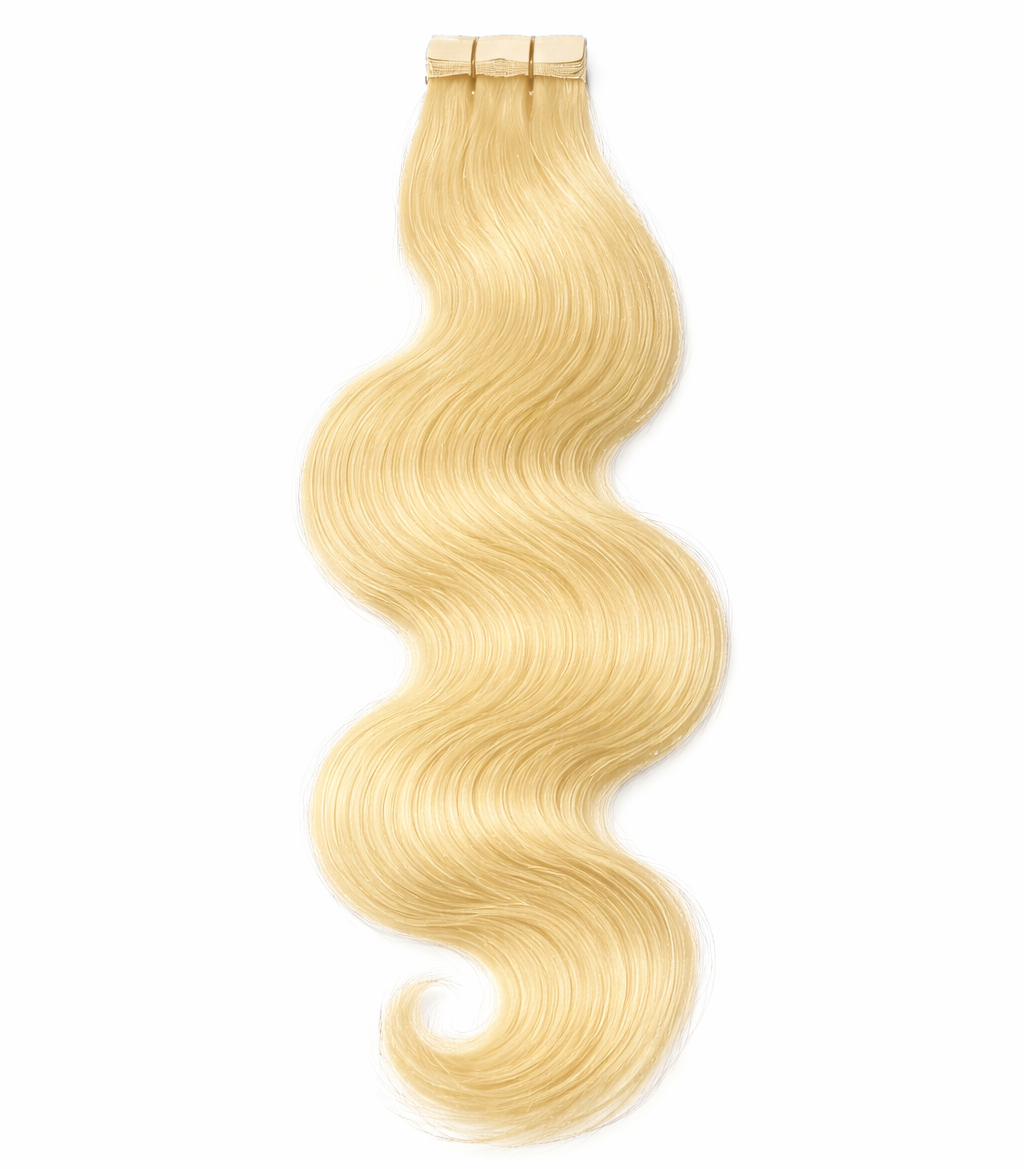 Body_Wave_Tape-In_Hair_Extensions_Blonde_613 | Bundles and Drops of Glam