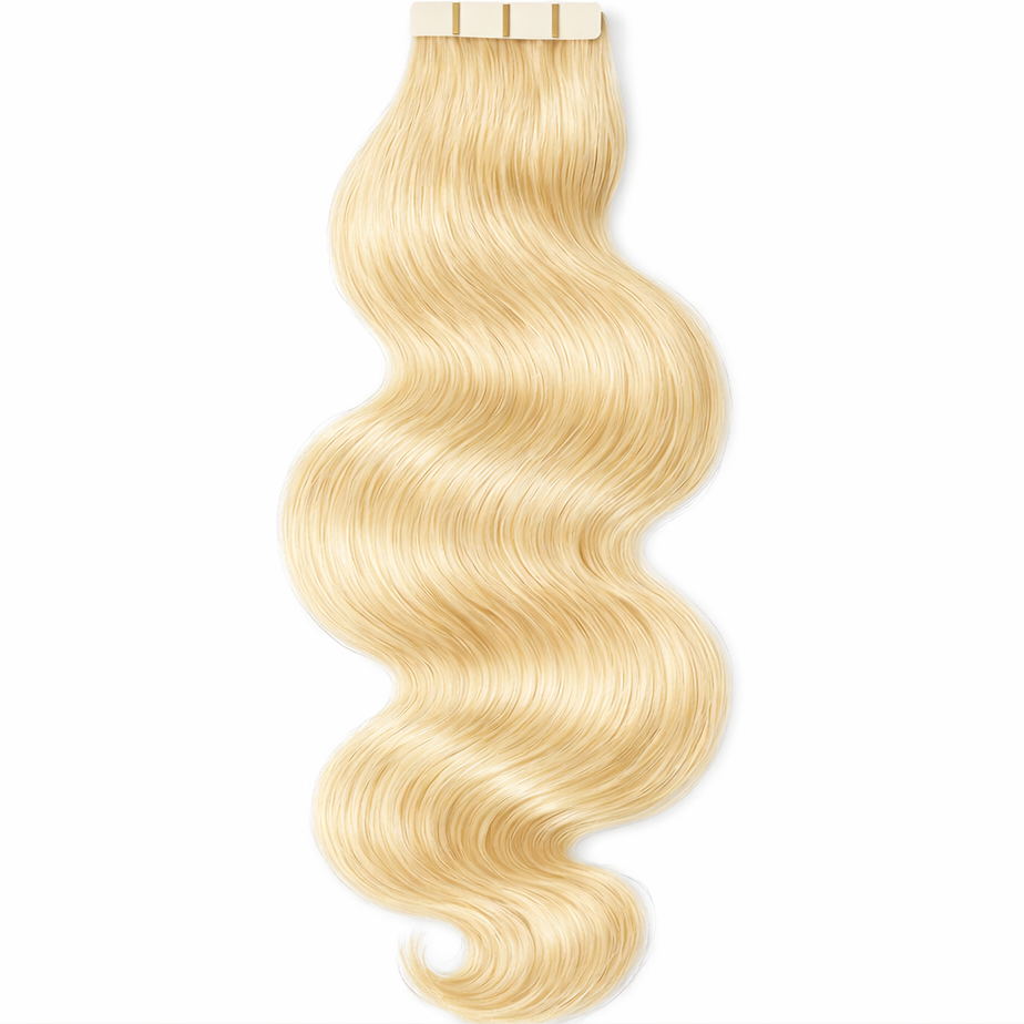 Body_Wave_Tape-In_Hair_Extensions_Blonde_613 | Bundles and Drops of Glam