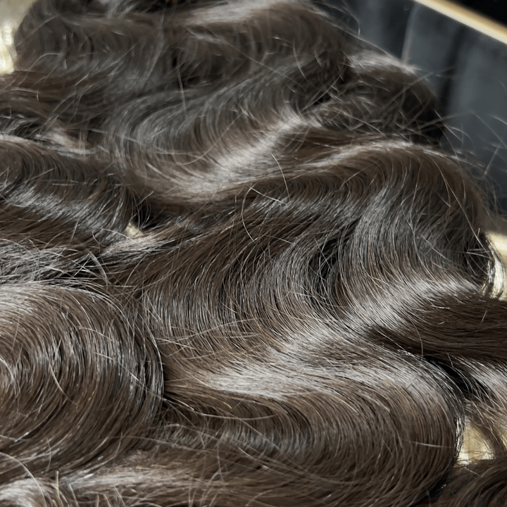 Collection of Body wave raw hair bundles