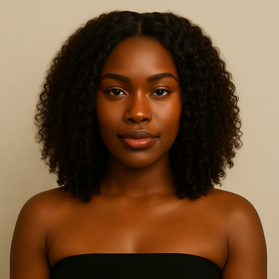 Boho Kinky Curly 5X5 Lace Closure Wig | Bundles and Drops of Glam