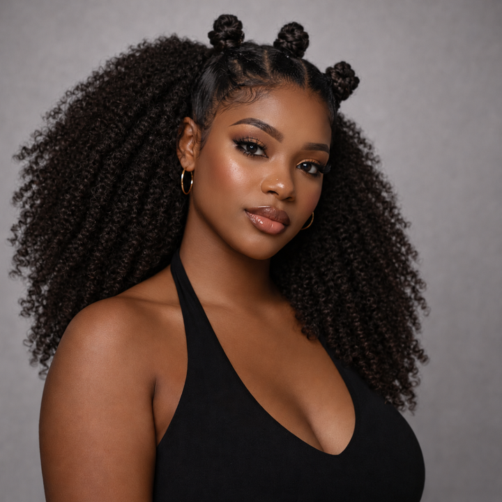 Boho Kinky Curly Flip Over Half Wig
Boho Kinky Curly Flip Over Half Wig, 100% human hair with kinky-curly texture and full natural volume