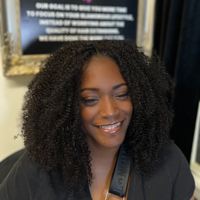 Boho Kinky Curly U-Part Wig | Bundles and Drops of Glam