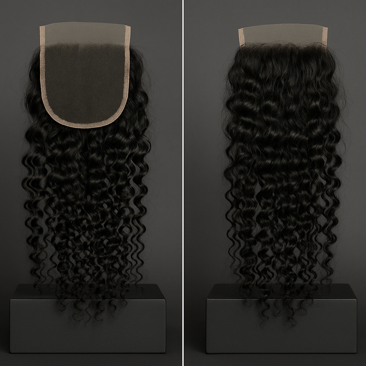 Burmese Curly HD Lace Closure- Bundles and Drops of Glam