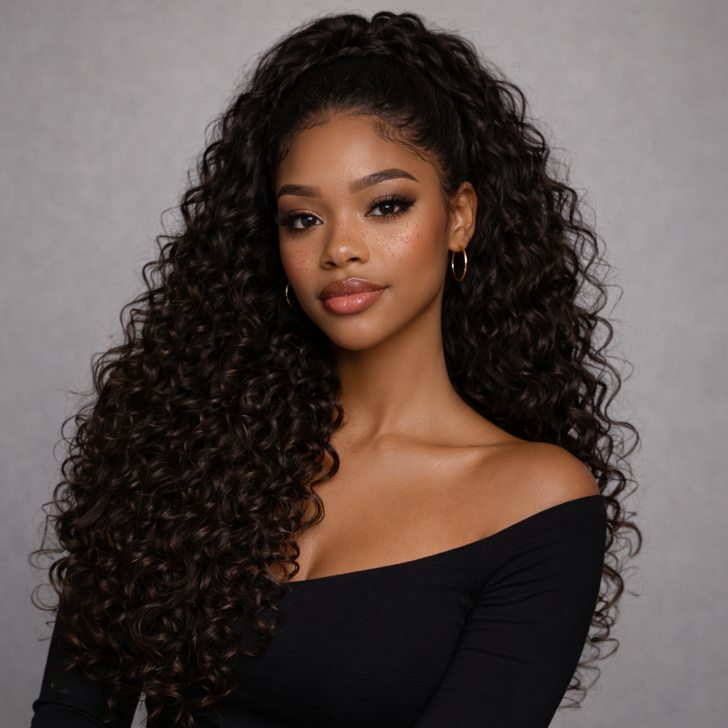 Curly Half Wig | Bundles and Drops of Glam