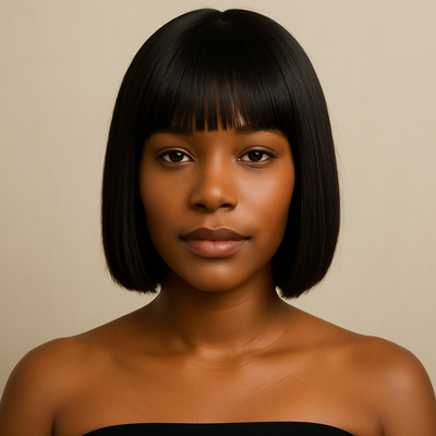 Straight Bangin' Bob Wig | Bundles and Drops of Glam