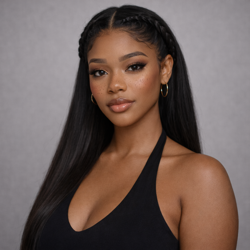 Straight Half Wig | Bundles and Drops of Glam