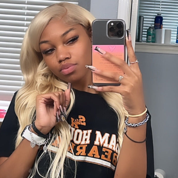 Blonde 613 Wavy HD Frontals - Bundles and Drops of Glam