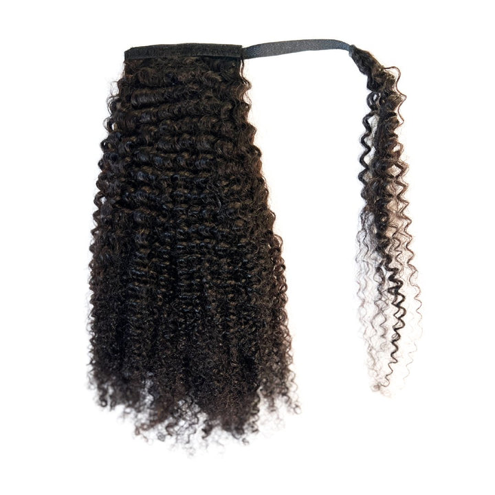 Boho Kinky Curly Wrap Ponytail - Bundles and Drops of Glam