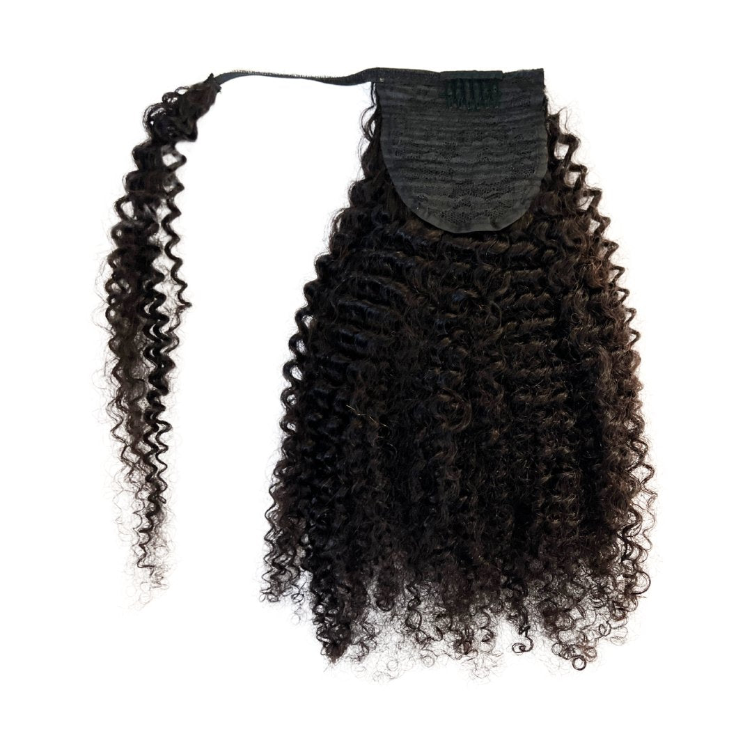 Boho Kinky Curly Wrap Ponytail - Bundles and Drops of Glam