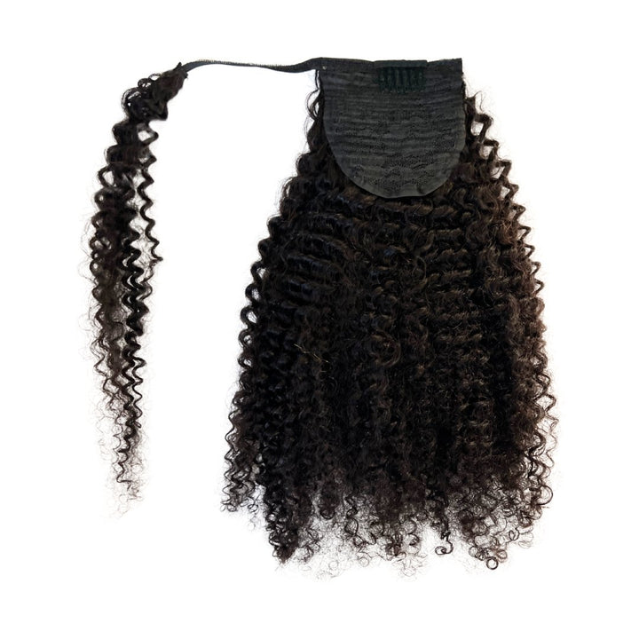 Boho Kinky Curly Wrap Ponytail - Bundles and Drops of Glam