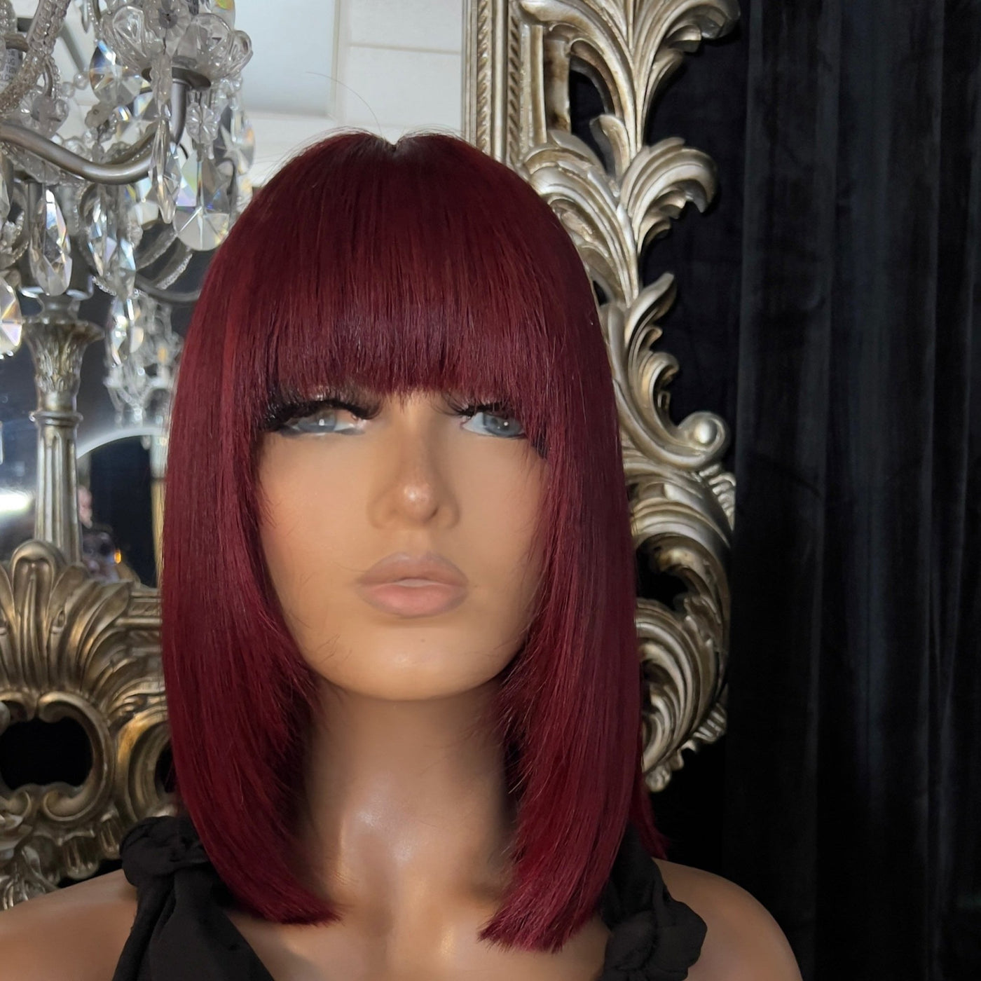 Cherry Bang Bob Wig - Bundles and Drops of Glam