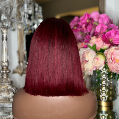 Cherry Bang Bob Wig