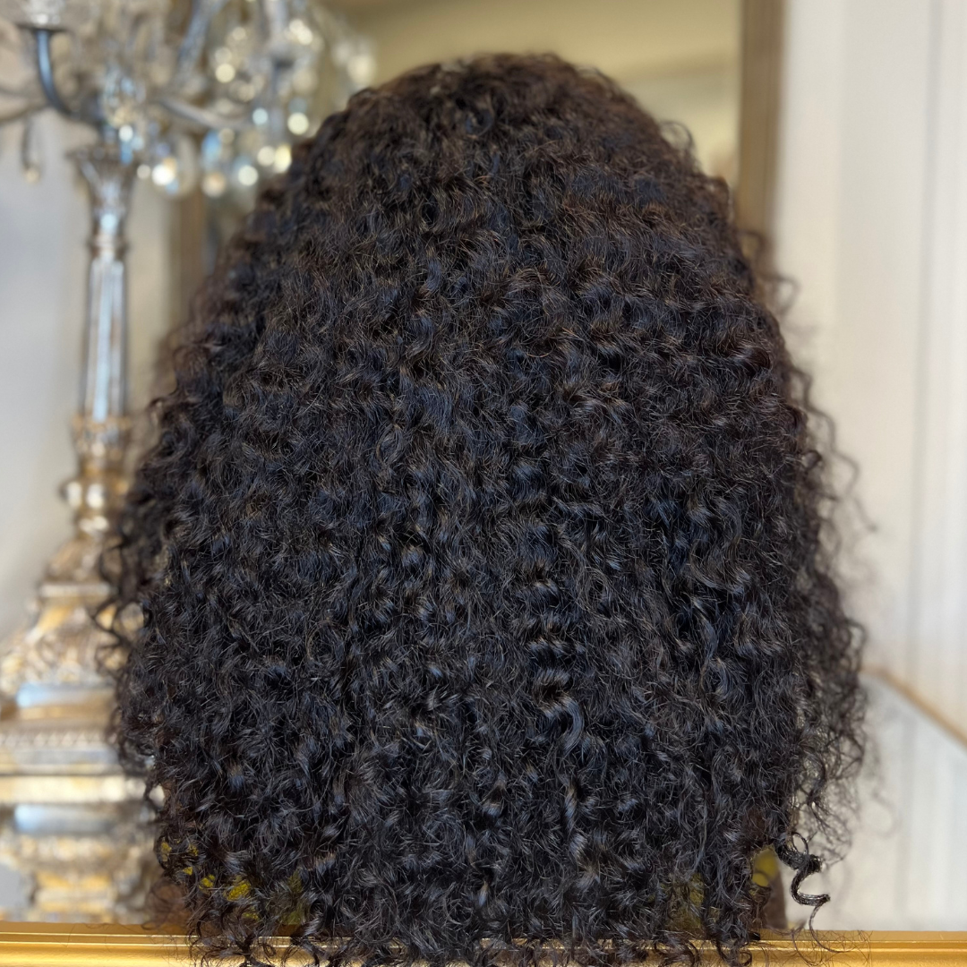 Deep Curly Indian 5×5 HD Lace Closure Wig | Bundles and Drops of Glam