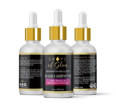 Drops of Glam Hair Growth Oil - Bundles and Drops of Glam