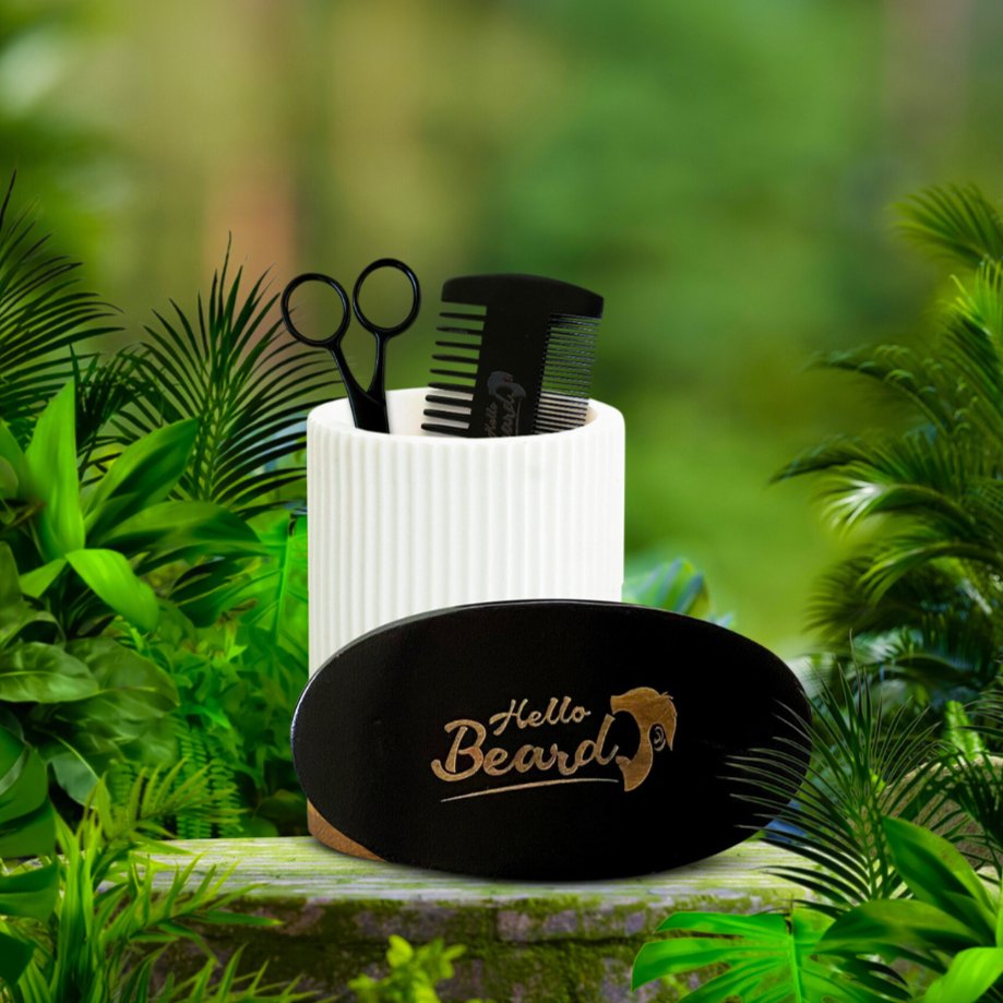 Hello Beard Grooming Kit - Bundles and Drops of Glam