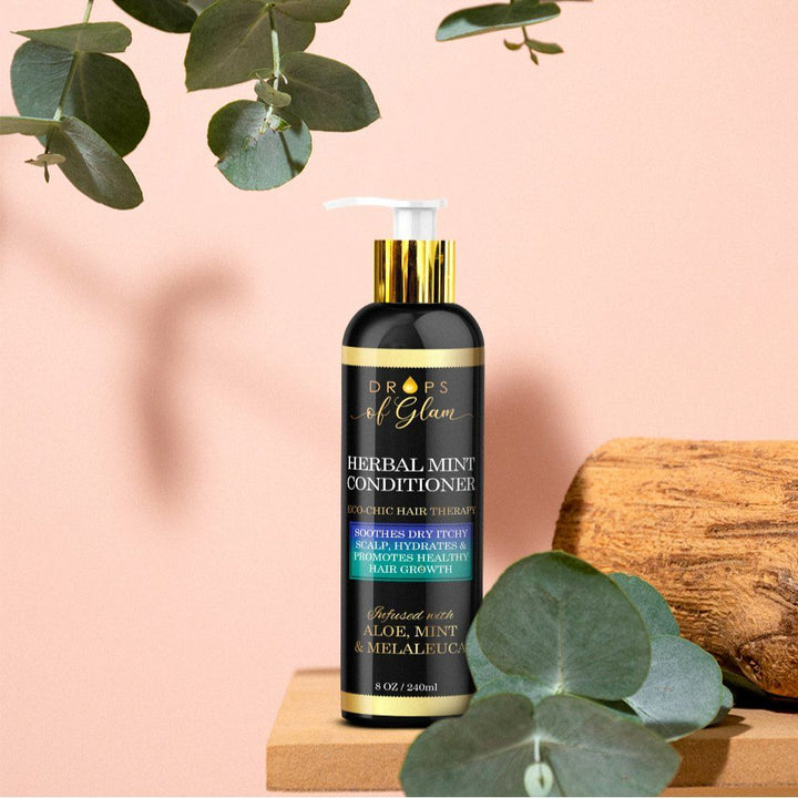Herbal Mint Shampoo - Bundles and Drops of Glam