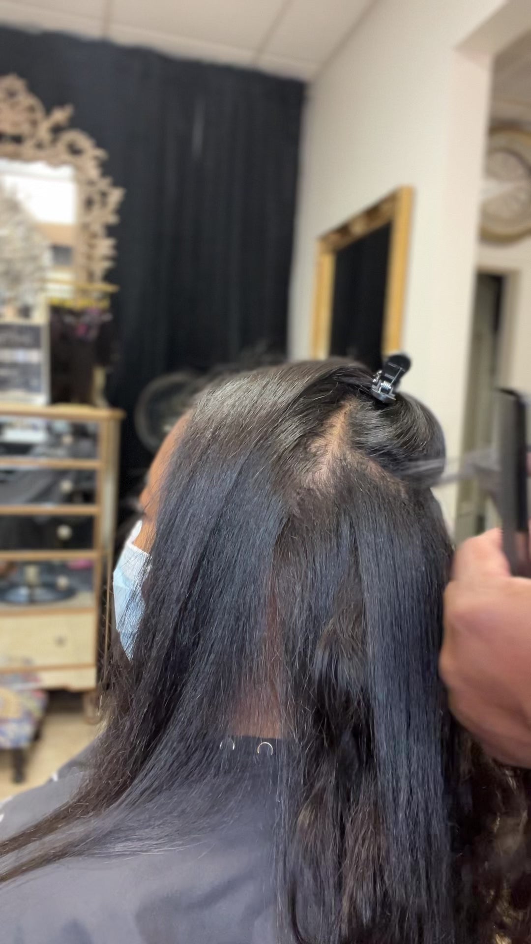 Body_Wave_Tape-In_Hair_Extensions_install