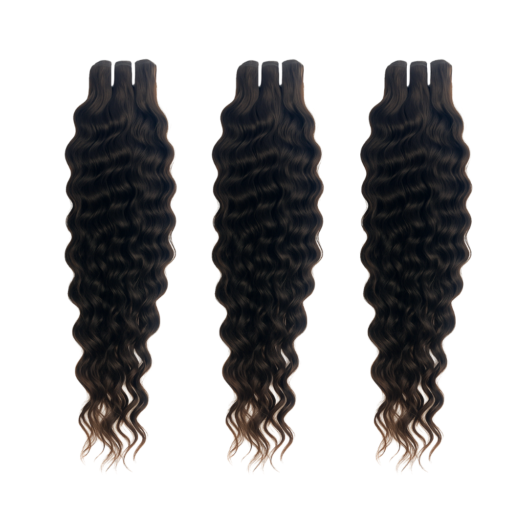 Luxe Water Wave Bundle Set (18″–22″)