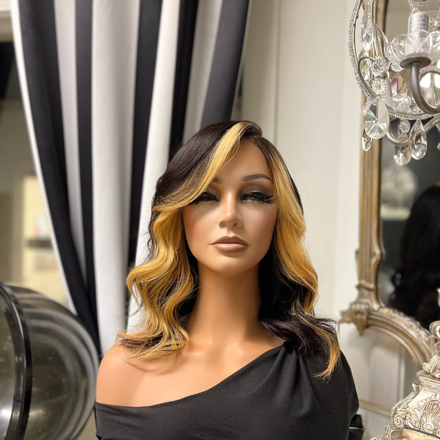 Tina C - part Body Wave Bob Wig - Bundles and Drops of Glam