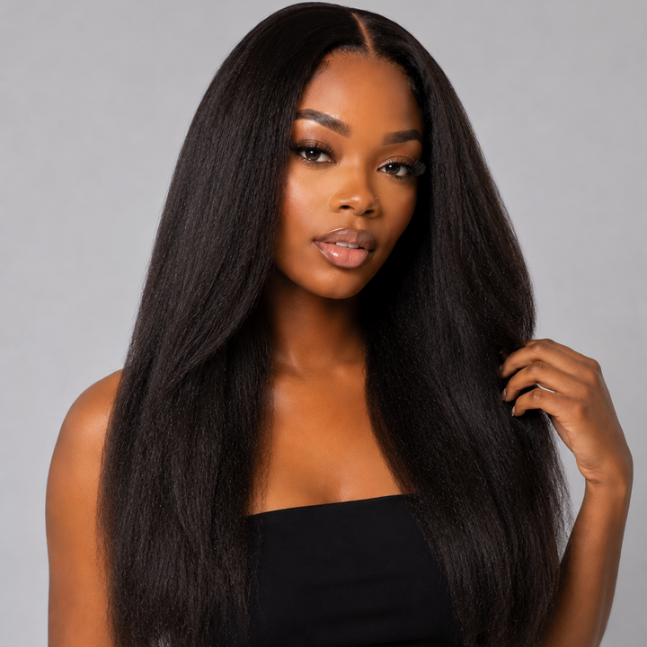 Blowout Straight U-part Wig |Bundles and Drops of Glam