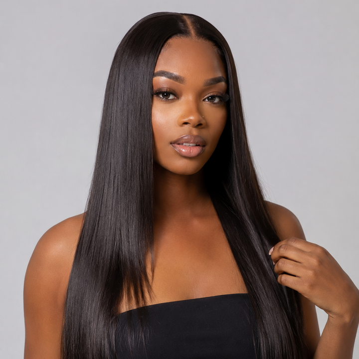 Straight U-Part Wig | Bundles and Drops of Glam
