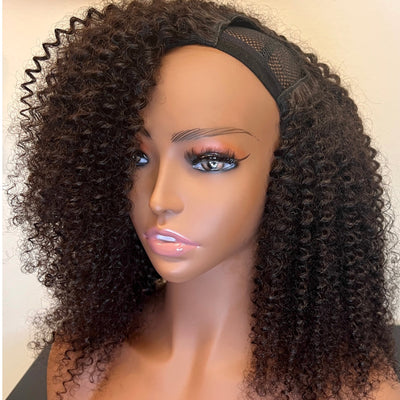 Boho Kinky Curly U-Part Wig | Bundles and Drops of Glam