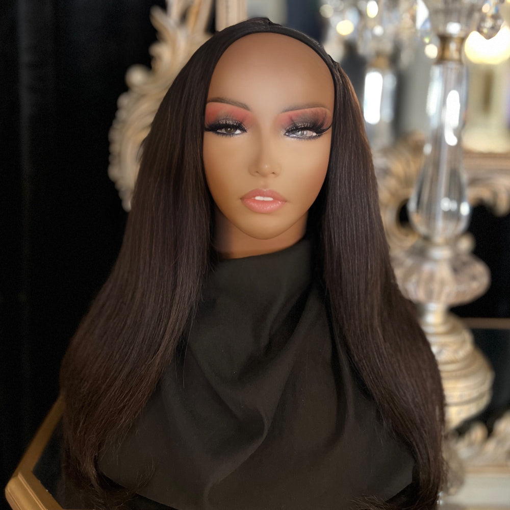 Straight U-Part Wig | Bundles and Drops of Glam