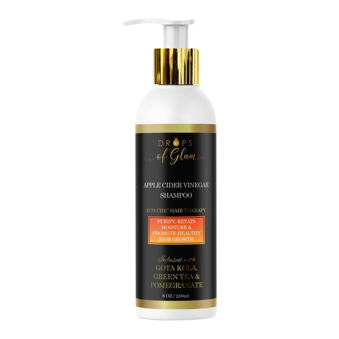Apple Cider Vinegar Shampoo - Bundles and Drops of Glam