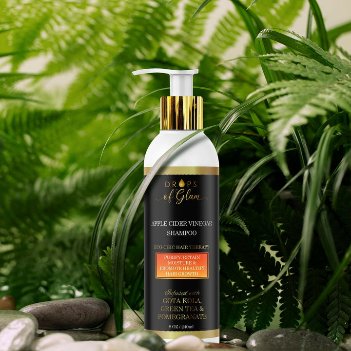 Apple Cider Vinegar Shampoo - Bundles and Drops of Glam
