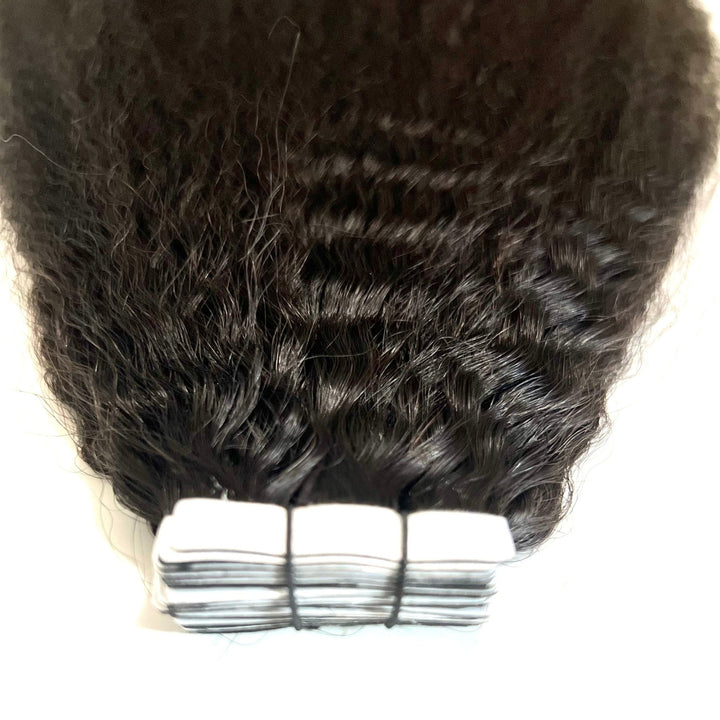 Blowout Straight Tape-In Hair Extensions | Bundles and Drops of Glam