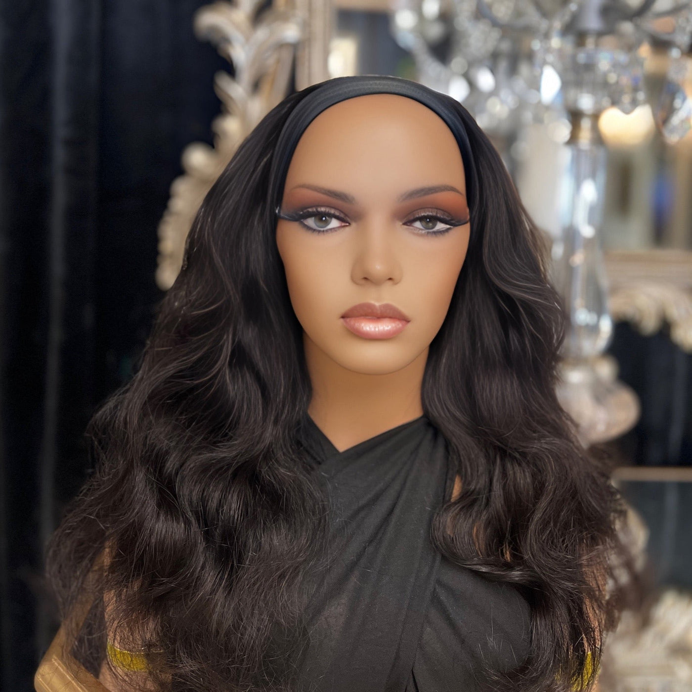 Body Wave Virgin Luxe Headband Wigs - Bundles and Drops of Glam