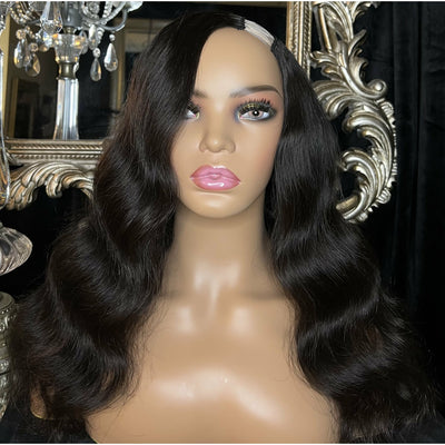 Body Wave Virgin Luxe U-Part Wigs - Bundles and Drops of Glam