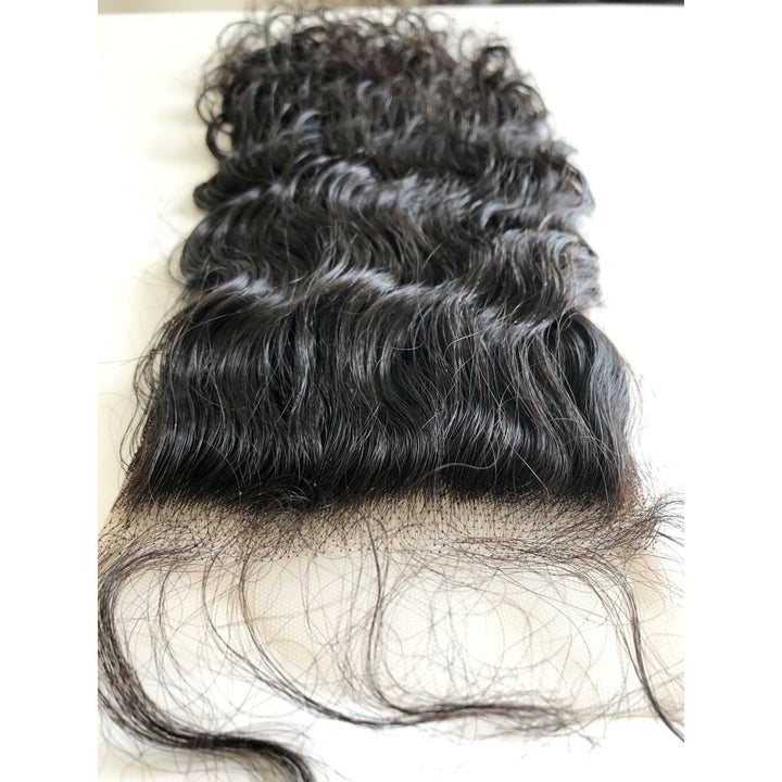 Curly Raw  Indian Lace Closures - Bundles and Drops of Glam