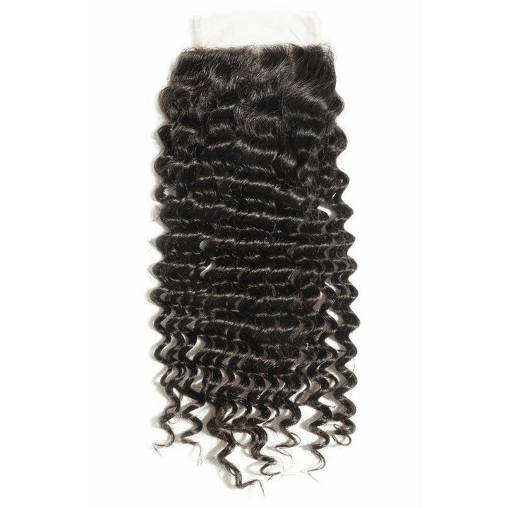 Deep Wavy Indian Lace Closures - Bundles and Drops of Glam