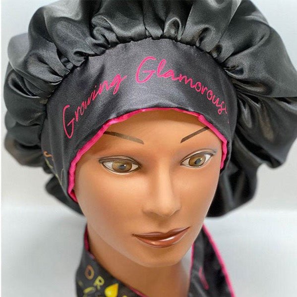 Drops of Glam Satin Bonnet - Bundles and Drops of Glam