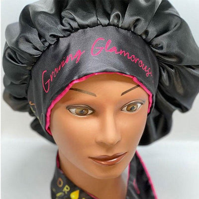 Drops of Glam Satin Bonnet - Bundles and Drops of Glam