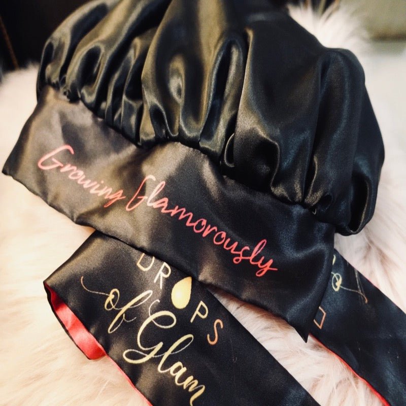Drops of Glam Satin Bonnet - Bundles and Drops of Glam