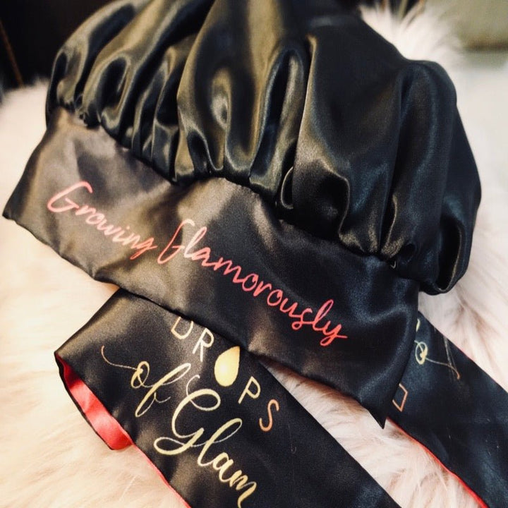 Drops of Glam Satin Bonnet - Bundles and Drops of Glam