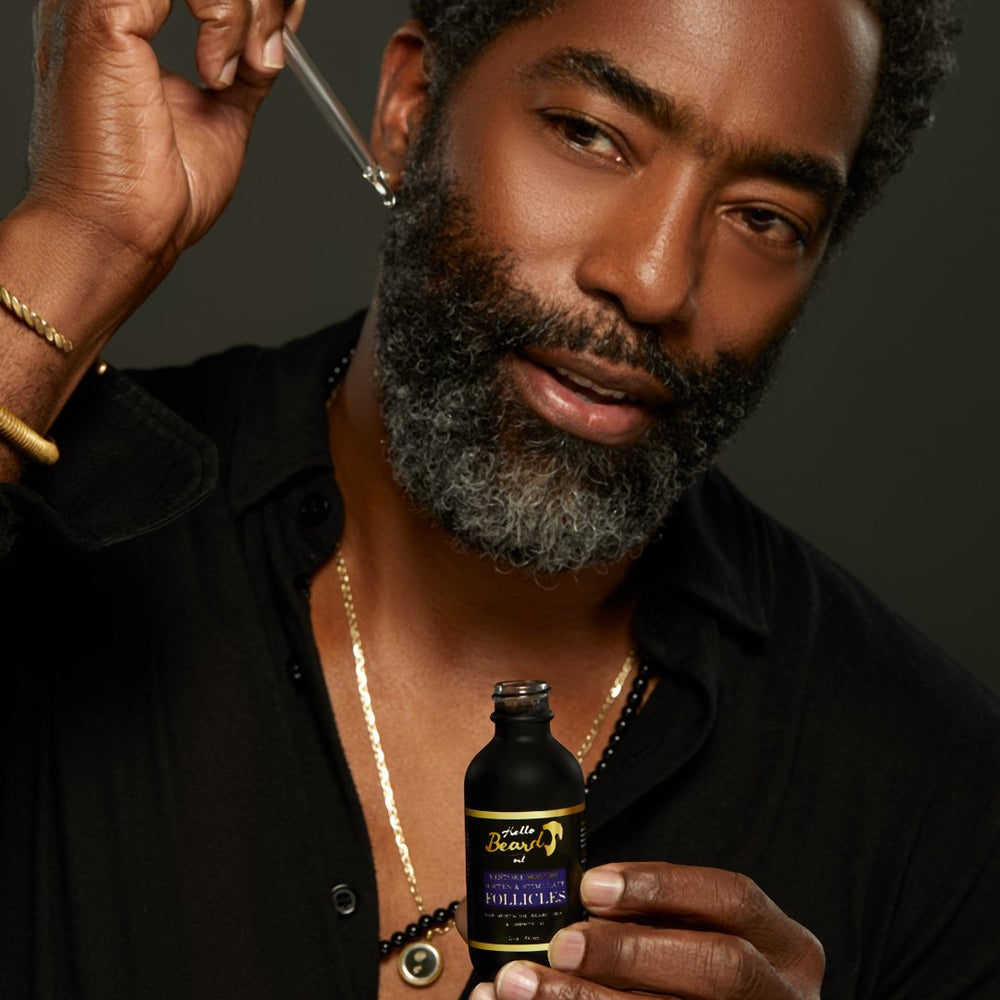 Hello Beard Growth Oil - Bundles and Drops of Glam