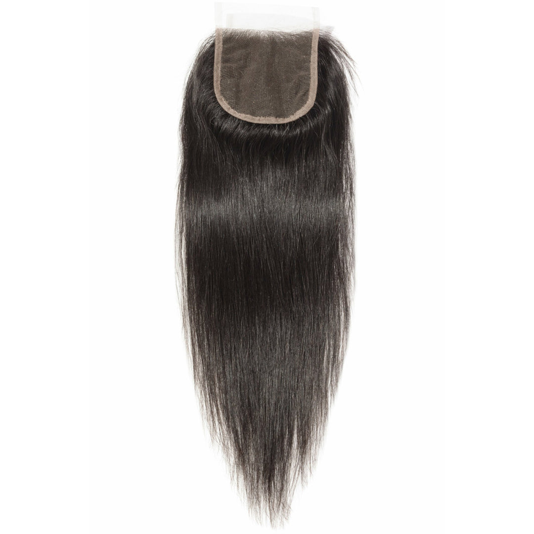 Straight Raw Glam Indian Lace Closures - Bundles and Drops of Glam