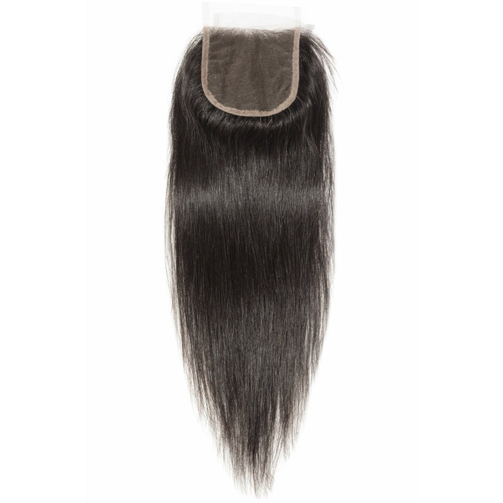 Straight Raw Glam Indian Lace Closures - Bundles and Drops of Glam