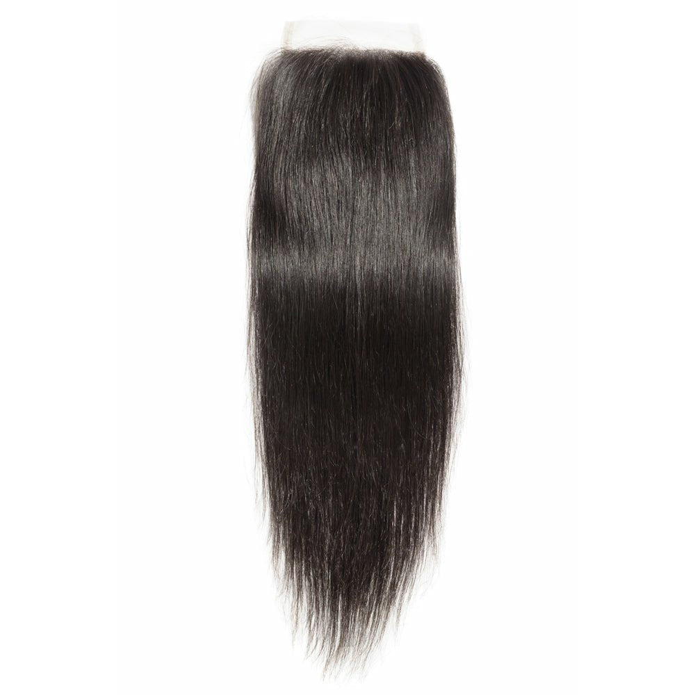 Straight Raw Glam Indian Lace Closures - Bundles and Drops of Glam